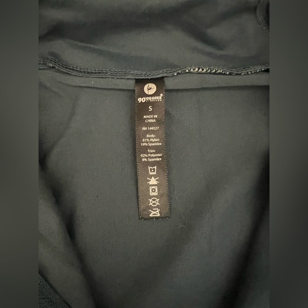 90 Degree By Reflex Women's Dark Teal Active Jacket - Picture 3 of 6